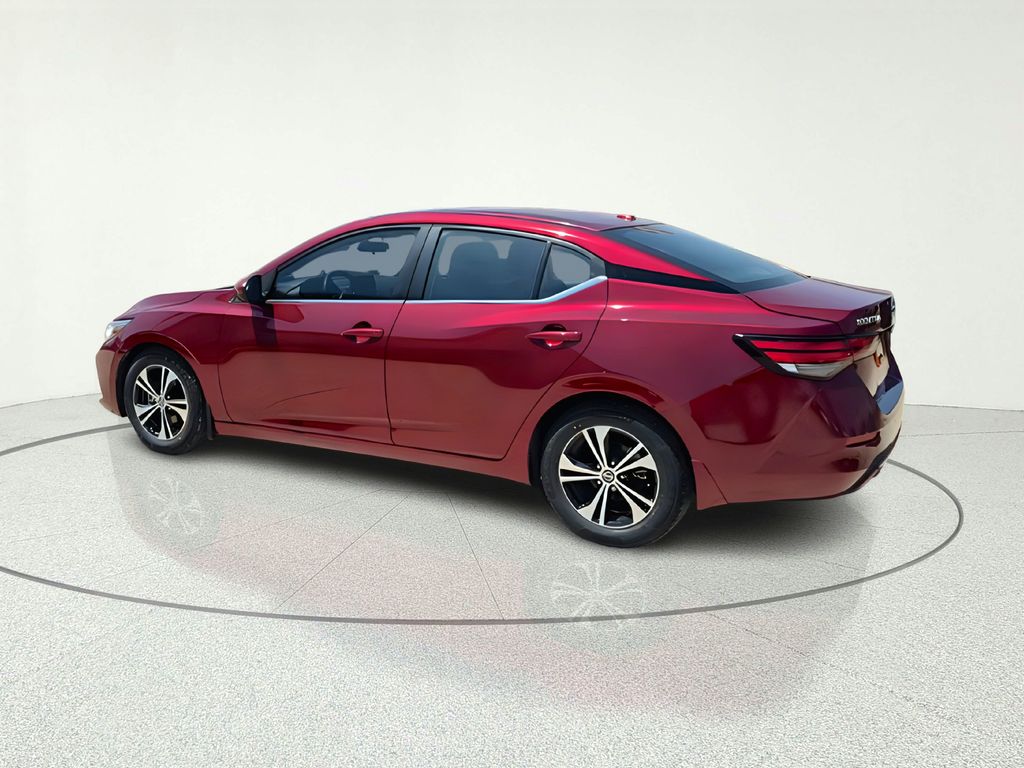 2023 Nissan Sentra SV Red at Texan Dodge Chrysler Jeep Ram