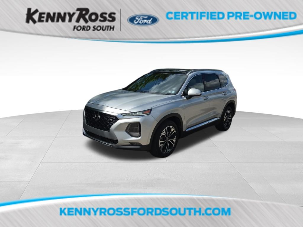 Symphony Silver 2019 Hyundai Santa Fe SUV / Crossover All-Wheel Drive 8-Speed Automatic