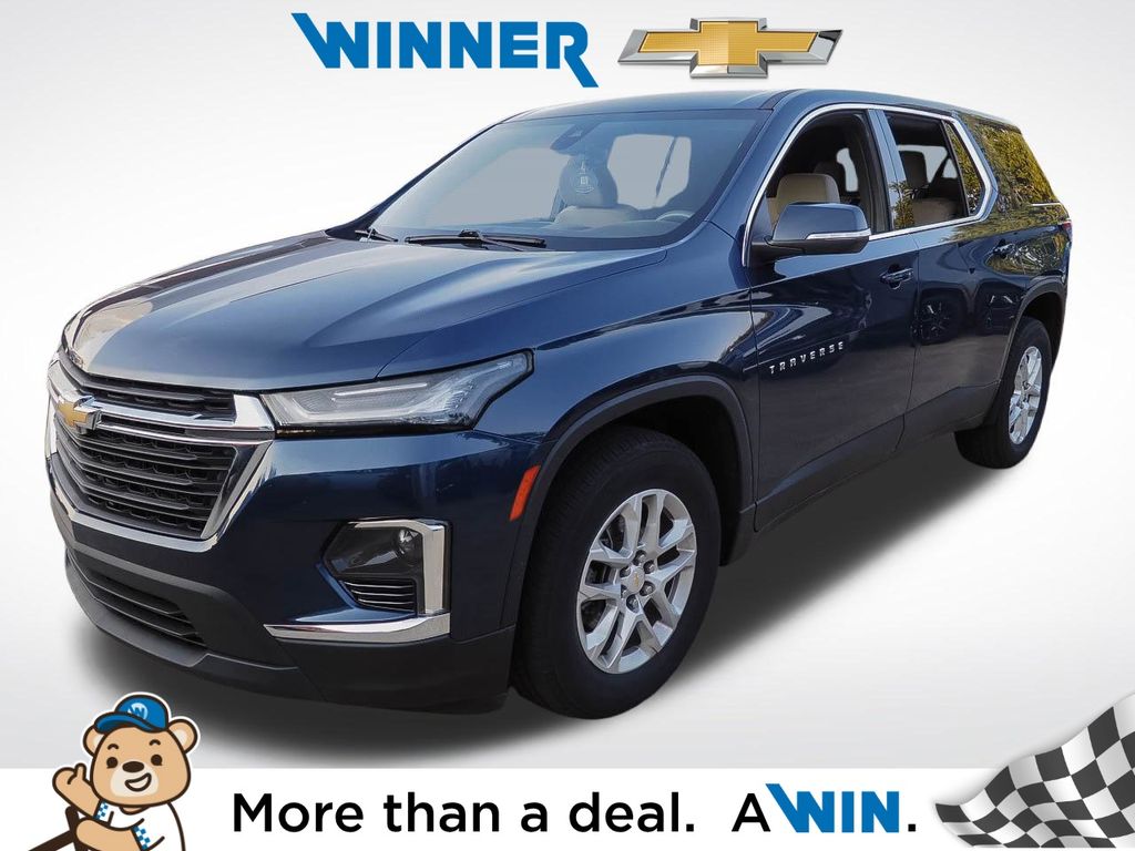 Northsky Blue Metallic 2023 Chevrolet Traverse SUV / Crossover Front-Wheel Drive 9-Speed Automatic