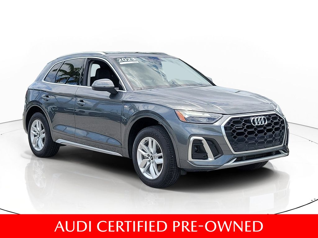 Daytona Gray Pearl Effect 2023 Audi Q5 SUV / Crossover All-Wheel Drive 7-Speed Automatic