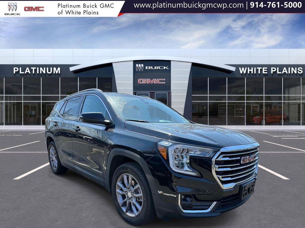 Black (Ebony Twilight Metallic) 2022 GMC Terrain SLT AWD SUV / Crossover All-Wheel Drive 9-Speed Automatic