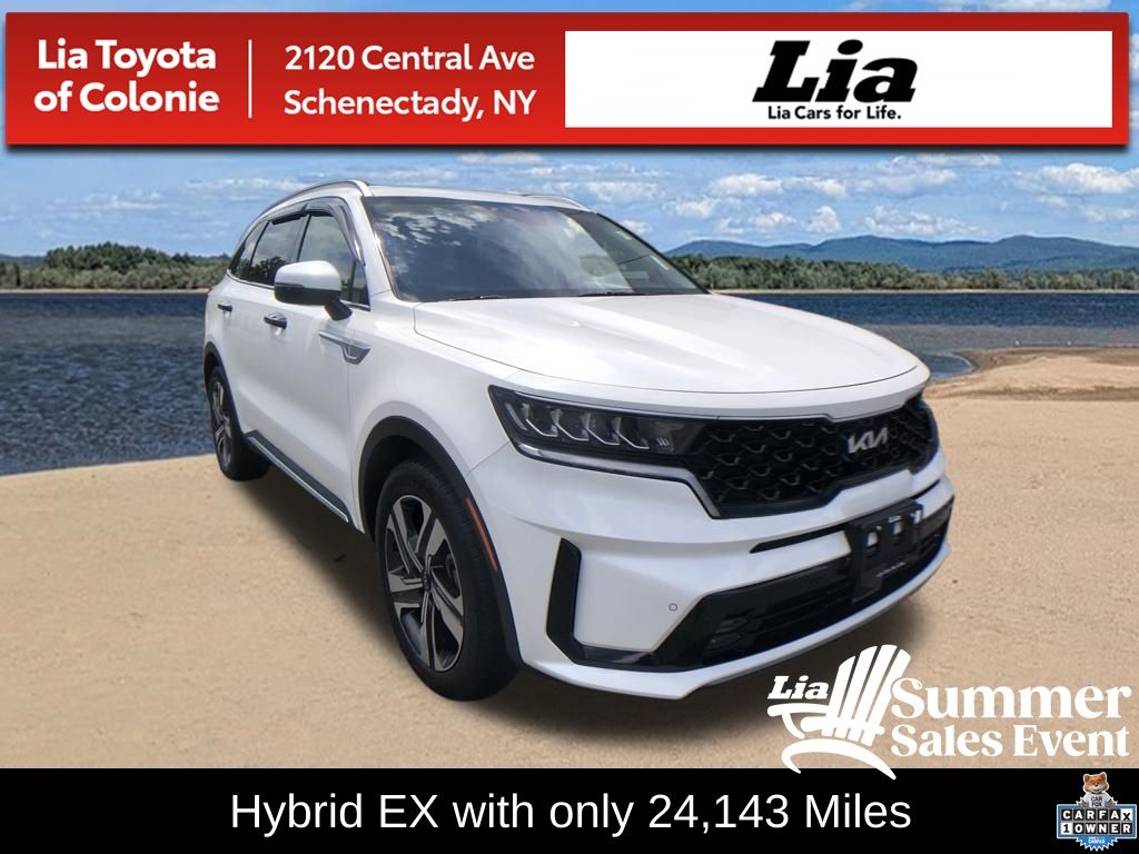 Snow White Pearl 2023 Kia Sorento Hybrid SUV / Crossover All-Wheel Drive 6-Speed Automatic