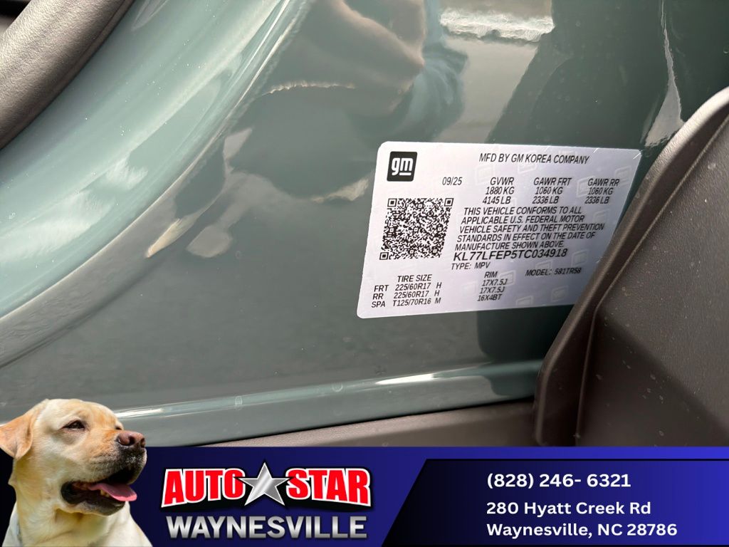 new 2026 Chevrolet Trax car, priced at $24,385