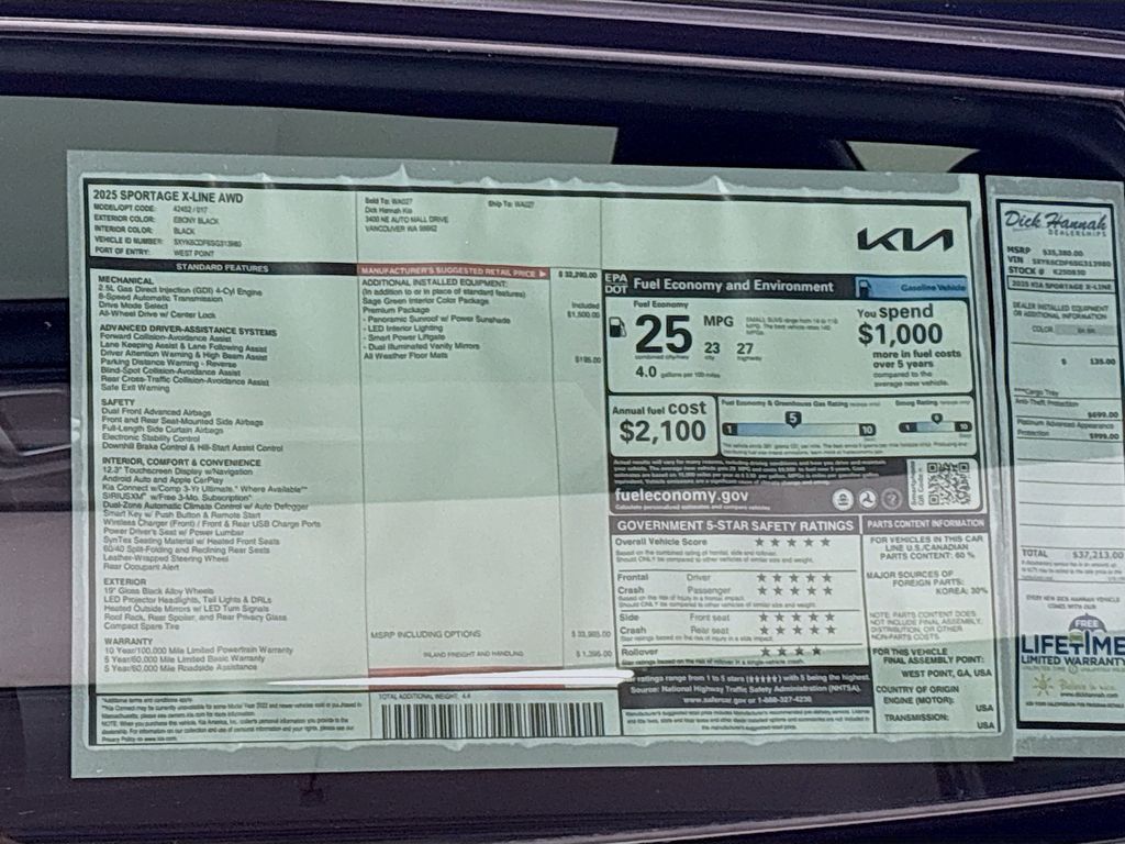 2025 Kia Sportage X-Line