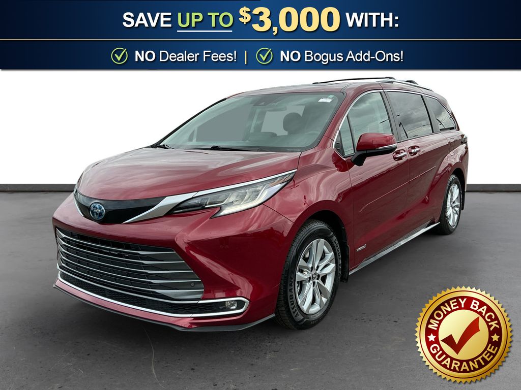 Red 2021 Toyota Sienna Limited 7-Passenger FWD Minivan Front-Wheel Drive Continuously Variable Transmission