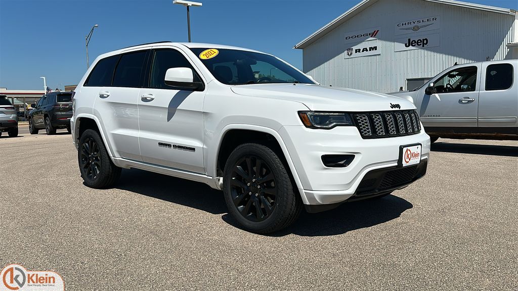 Bright White Clearcoat 2021 Jeep Grand Cherokee SUV / Crossover Four-Wheel Drive 8-Speed Automatic