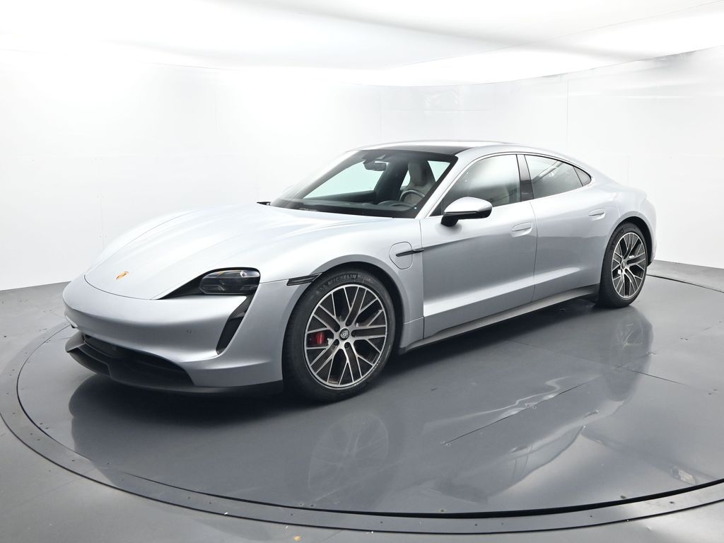 Dolomite Silver Metallic 2024 Porsche Taycan 4S Sedan AWD Sedan All-Wheel Drive 2-Speed Automatic