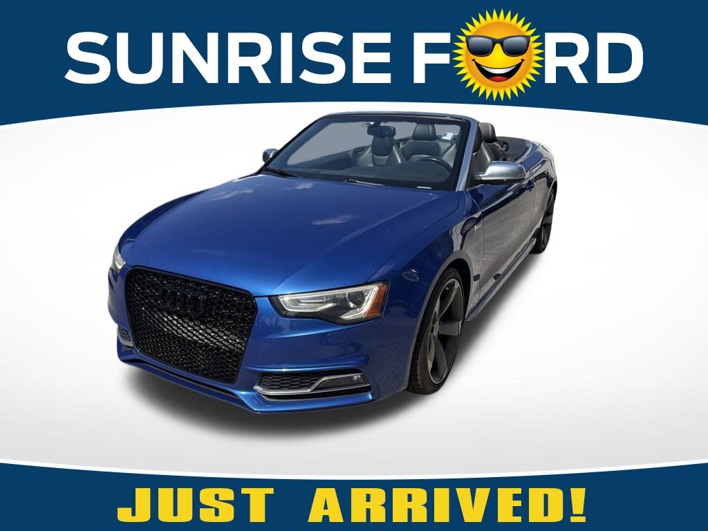 Blue Pearl 2017 Audi S5 Convertible All-Wheel Drive 7-Speed Automatic