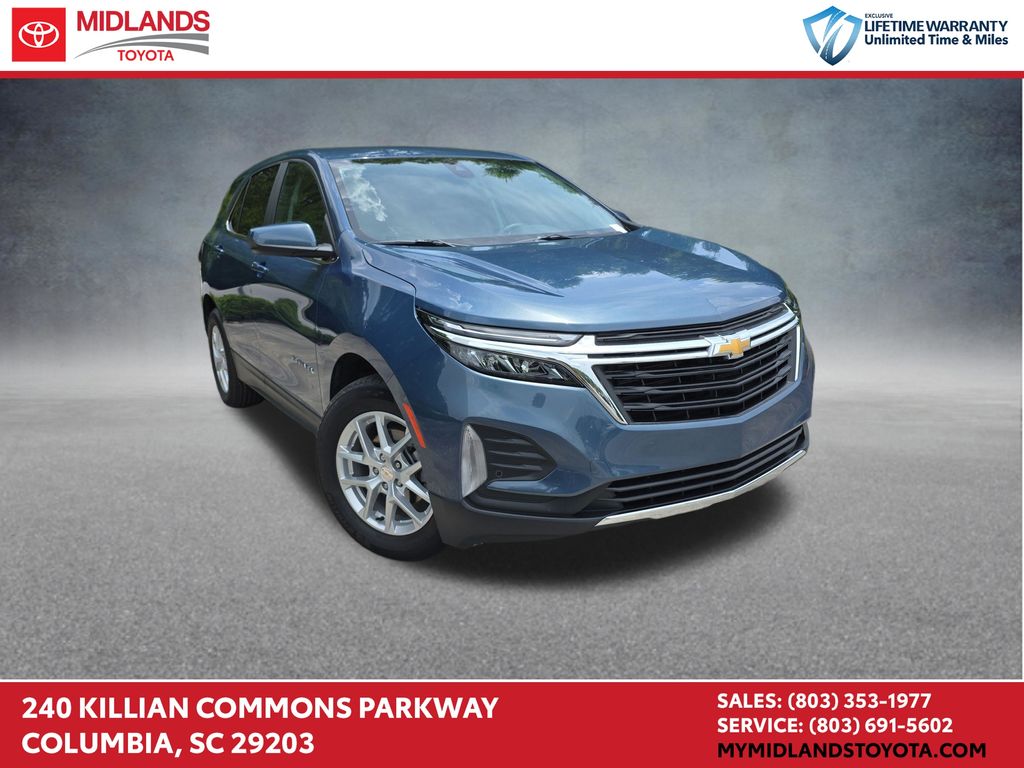 Lakeshore Blue Metallic 2024 Chevrolet Equinox SUV / Crossover Front-Wheel Drive 6-Speed Automatic Overdrive