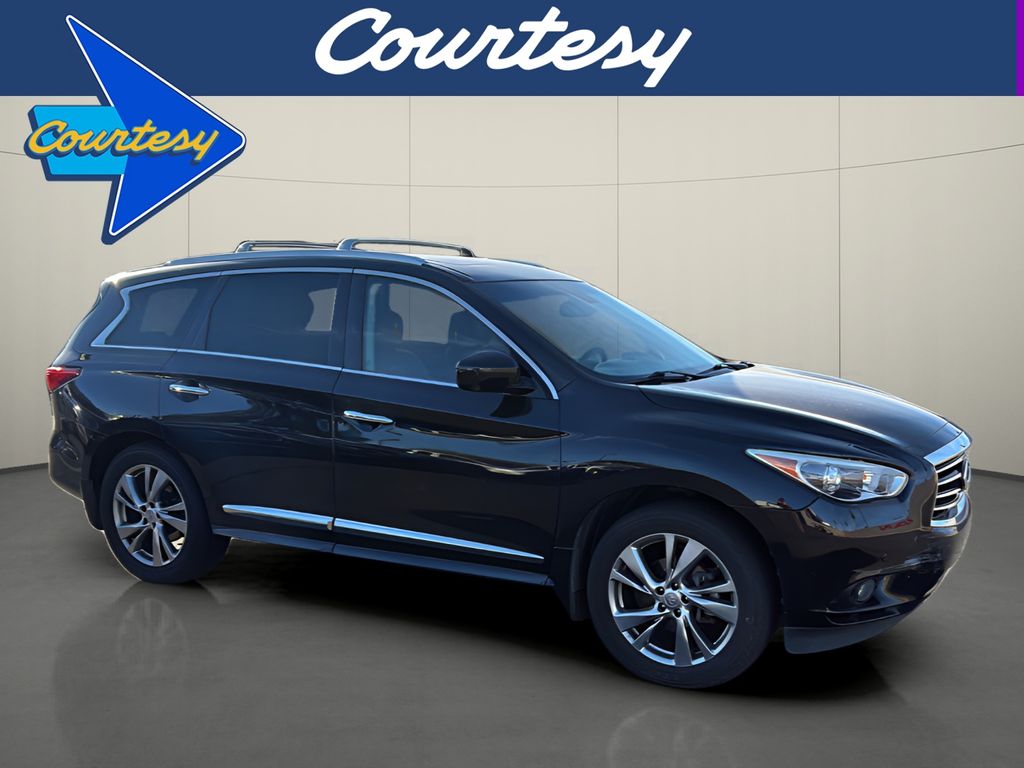 Black Obsidian 2013 INFINITI JX35 AWD SUV / Crossover All-Wheel Drive Continuously Variable Transmission