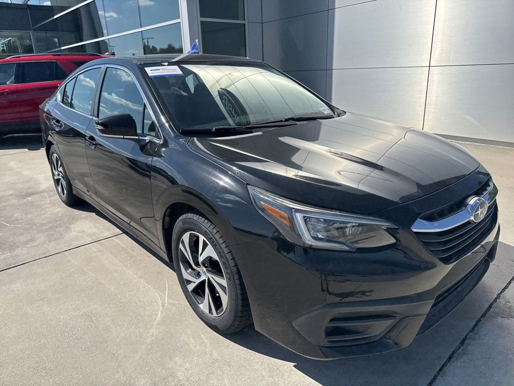 Crystal Black Silica 2022 Subaru Legacy Premium AWD Sedan All-Wheel Drive Continuously Variable Transmission