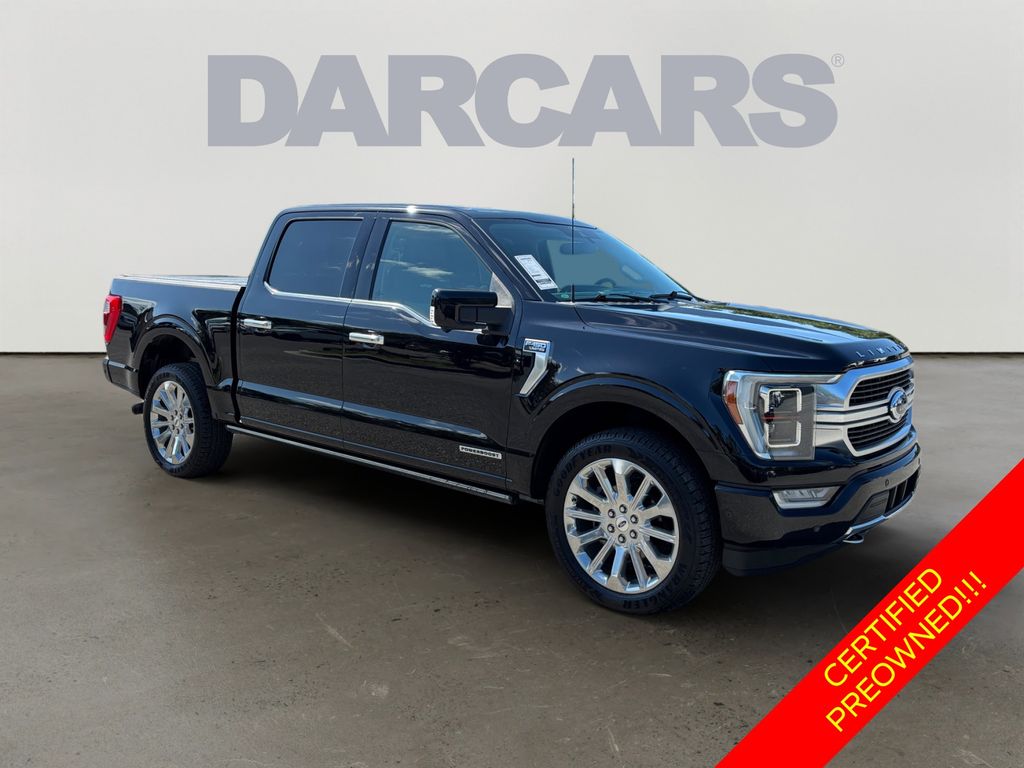 Black Metallic 2021 Ford F-150 Pickup Truck Four-Wheel Drive Automatic