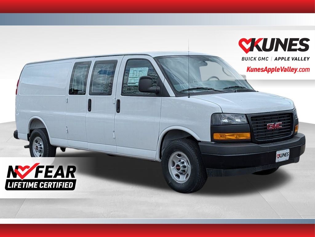 Summit White 2026 GMC Savana Cargo Van Rear-Wheel Drive 8-Speed Automatic Overdrive
