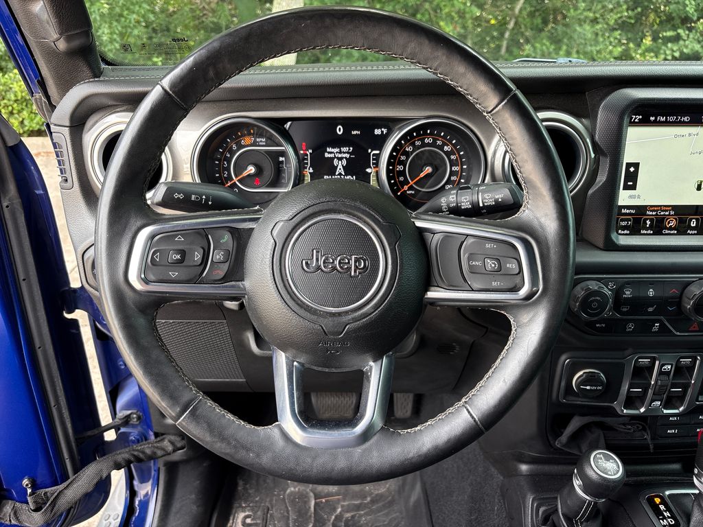 Used 2018 Blue Jeep Unlimited Sahara image 17