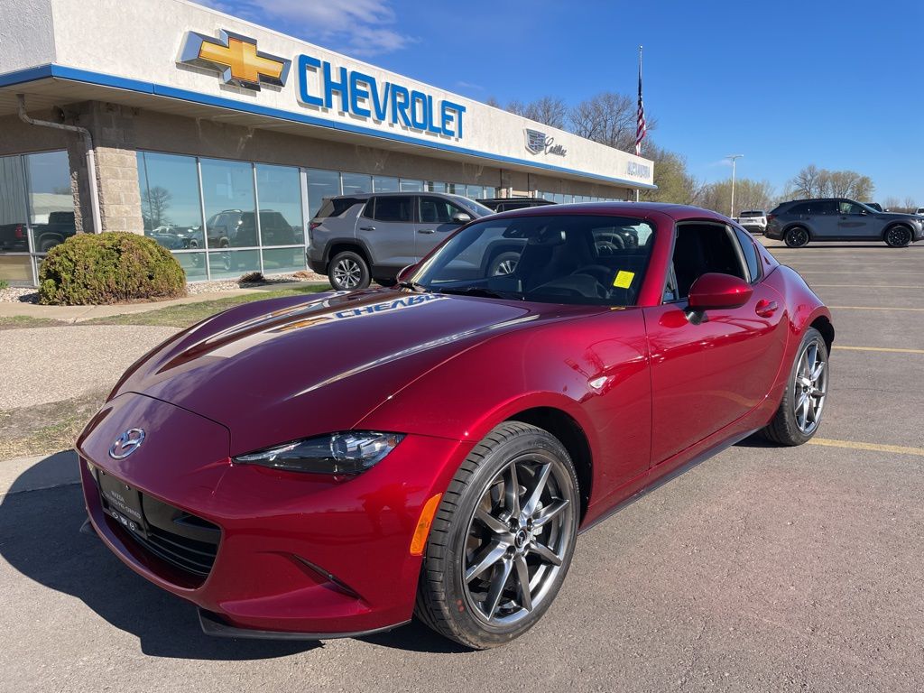 Soul Red Crystal Metallic 2022 Mazda MX-5 Miata RF Grand Touring RWD Convertible Rear-Wheel Drive 6-Speed Automatic