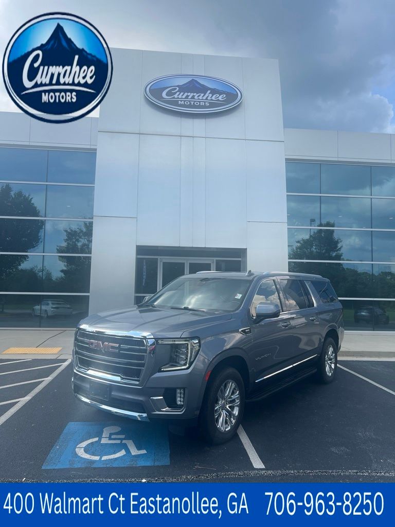 Gray (Satin Steel Metallic) 2022 GMC Yukon XL SUV / Crossover 4X2