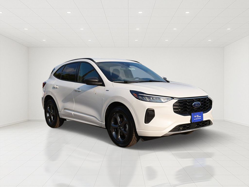 White Metallic 2023 Ford Escape SUV / Crossover All-Wheel Drive 8-Speed Automatic