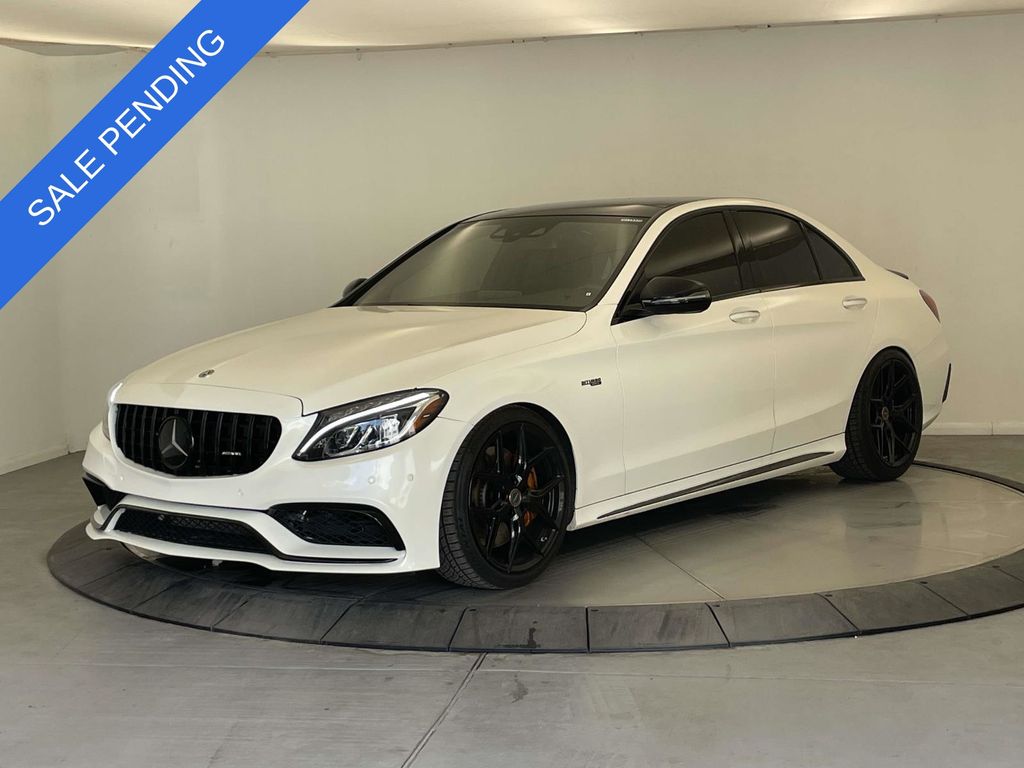 White 2018 Mercedes-Benz C-Class Sedan All-Wheel Drive 9-Speed Automatic