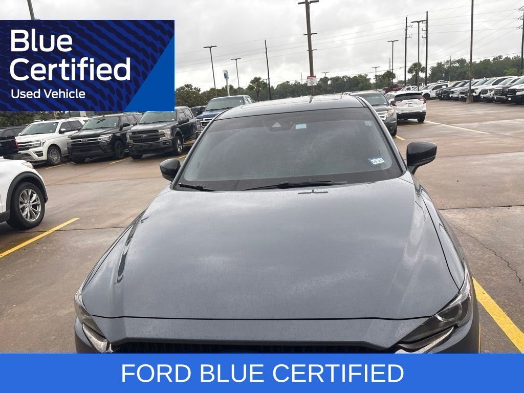 2021 Mazda CX-5 Carbon Edition Turbo Gray at DeMontrond Automotive Group
