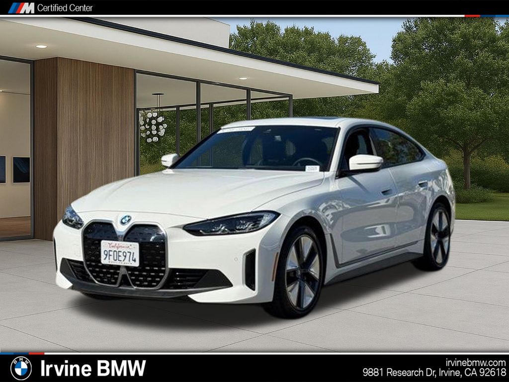 Alpine White 2023 BMW i4 eDrive35 Gran Coupe FWD Sedan Rear-Wheel Drive Automatic