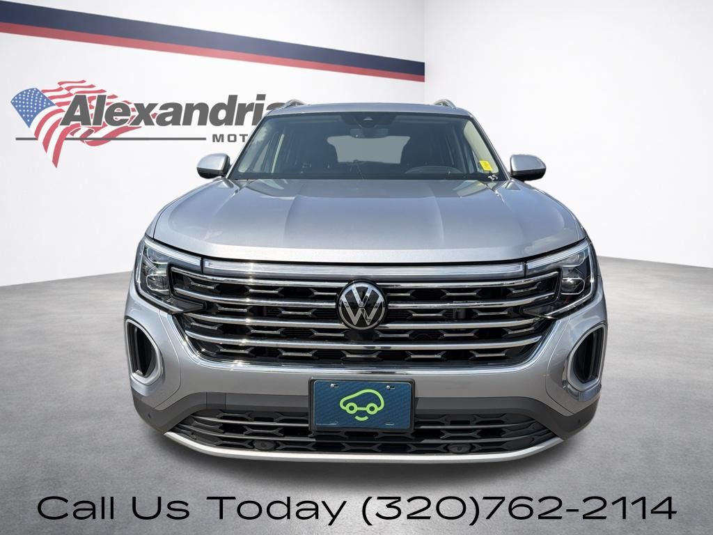 Silver 2024 Volkswagen Atlas SUV / Crossover All-Wheel Drive 8-Speed Automatic