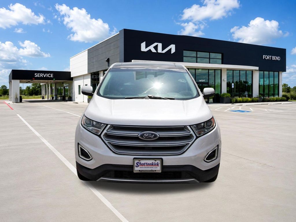 2018 Ford Edge SEL White at Bravo Nissan
