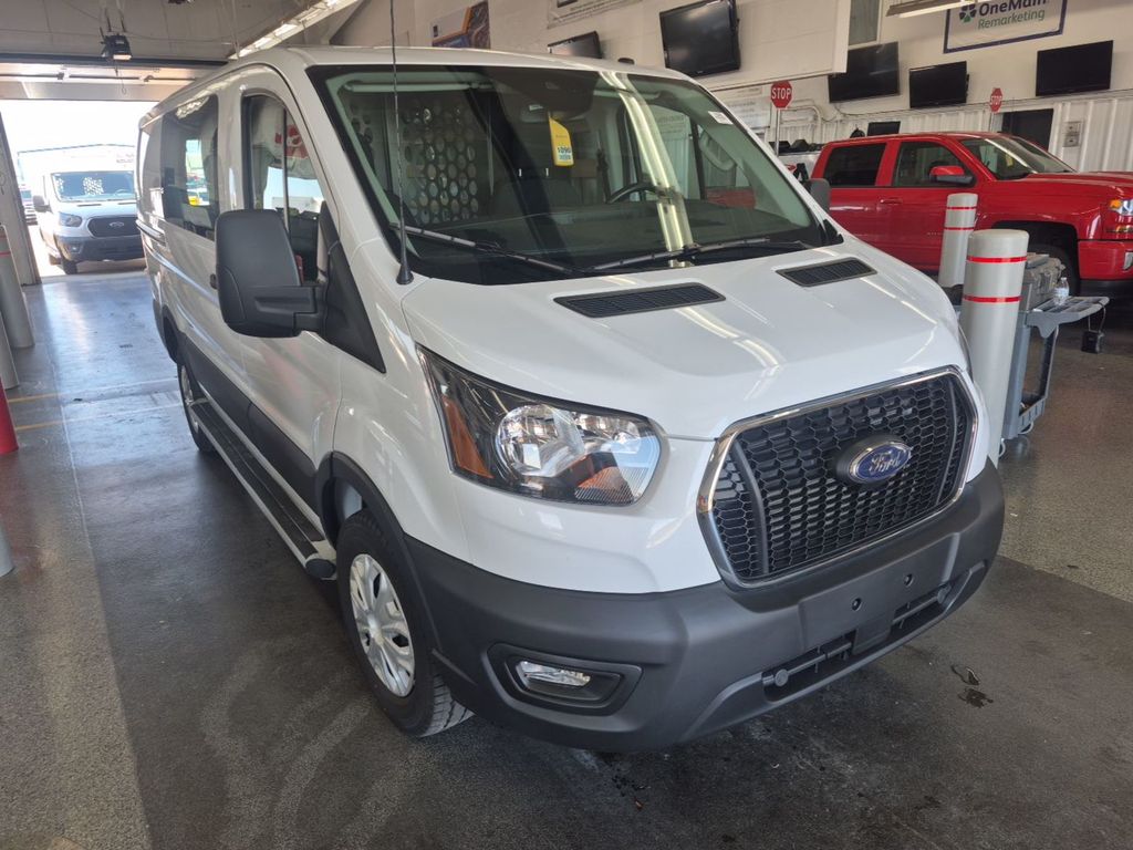Oxford White 2025 Ford Transit Cargo Van Rear-Wheel Drive