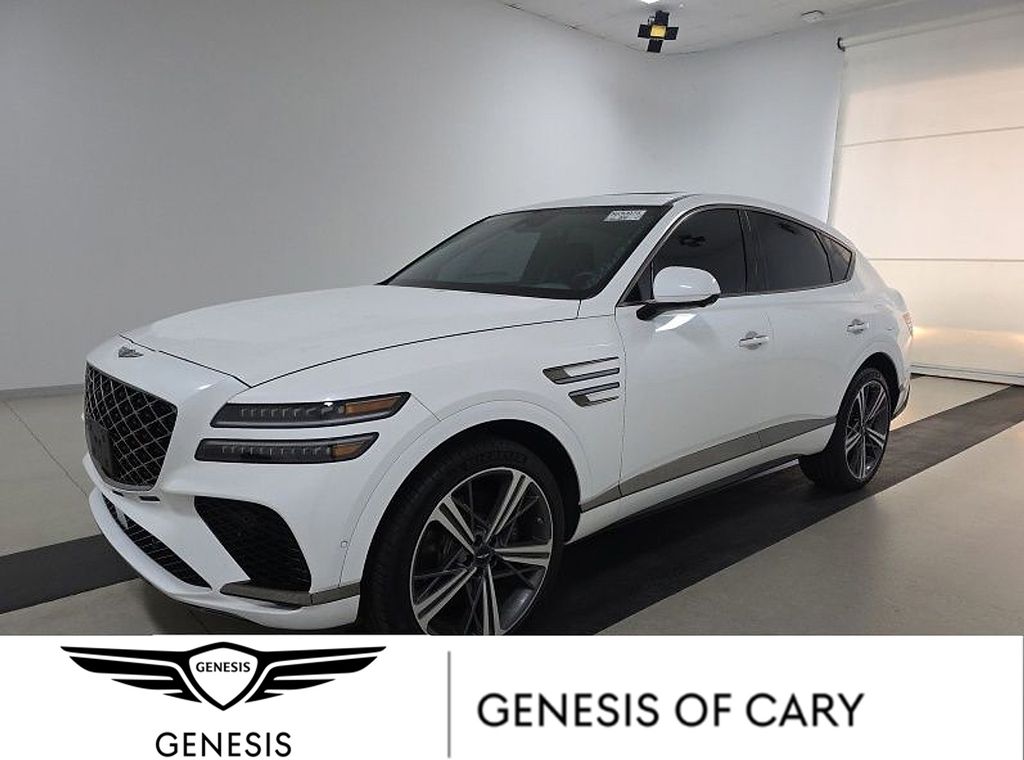 Uyuni White 2025 Genesis GV80 Coupe 3.5T E-SC AWD Coupe All-Wheel Drive 8-Speed Automatic