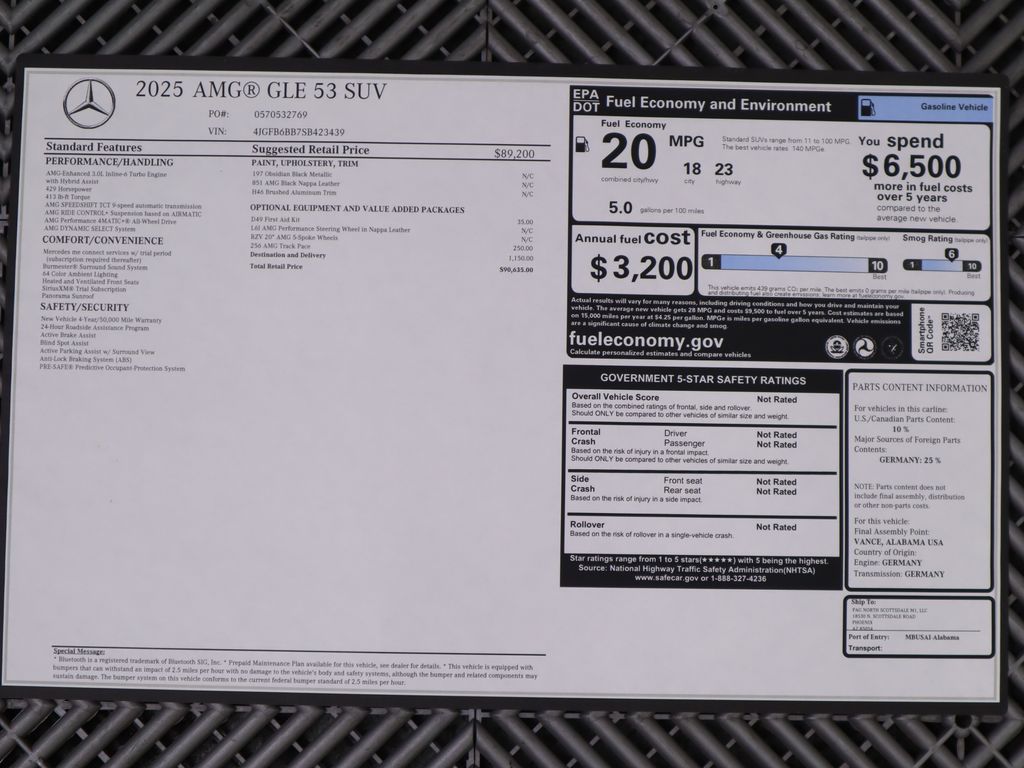 2025 Mercedes-Benz GLE 53 AMG 9