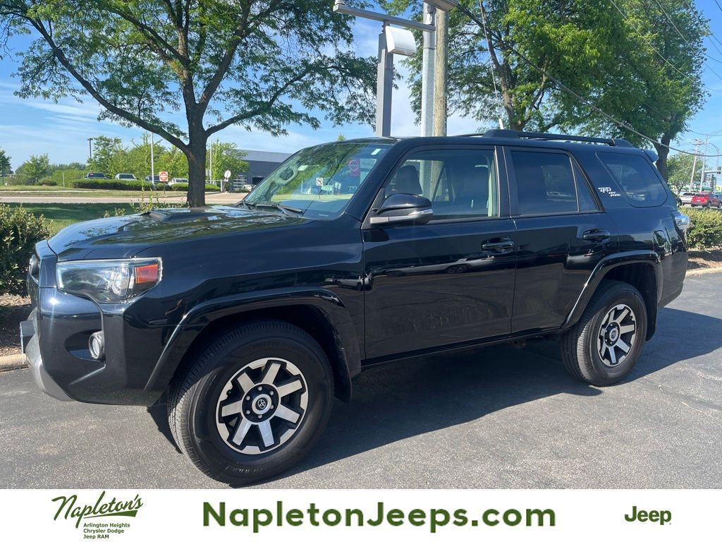 Midnight Black Metallic 2020 Toyota 4Runner TRD Off-Road Premium 4WD SUV / Crossover Four-Wheel Drive 5-Speed Automatic Overdrive