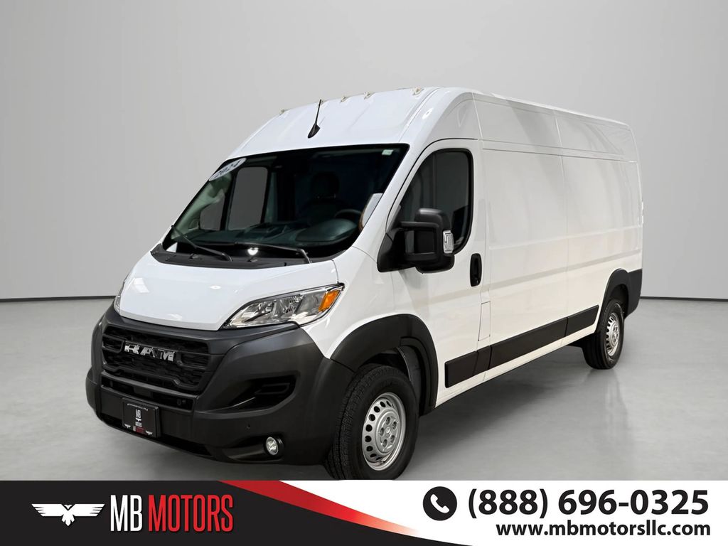 Bright White Clearcoat 2024 RAM ProMaster Van Front-Wheel Drive 9-Speed Automatic