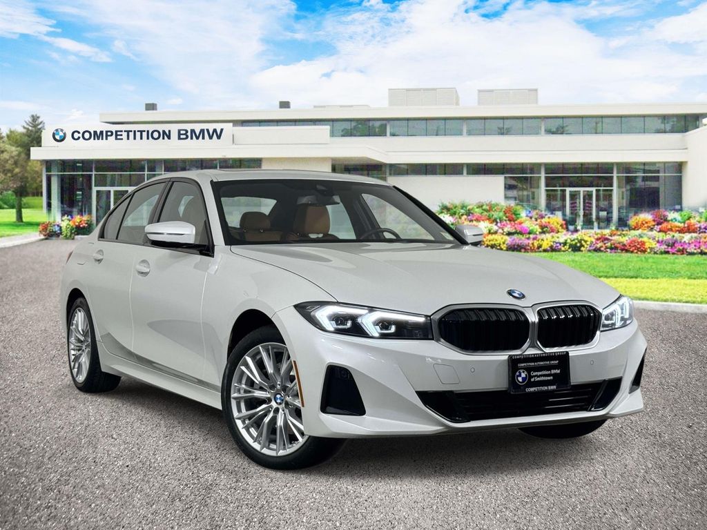 Mineral White Metallic 2023 BMW 3 Series Sedan All-Wheel Drive 8-Speed Automatic