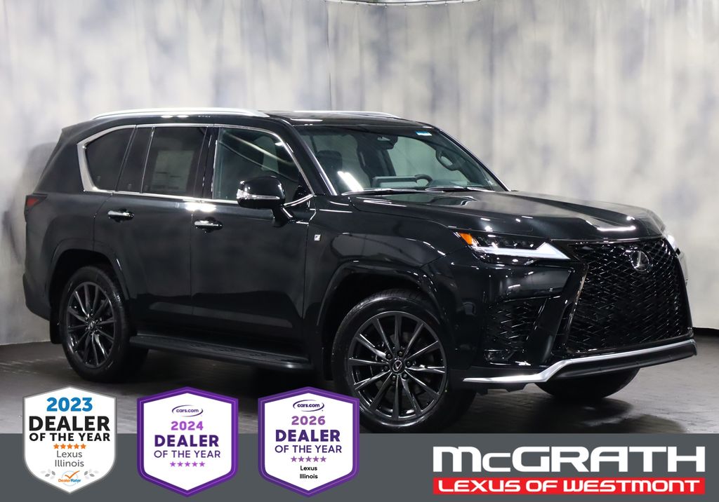 Black (Caviar) 2026 Lexus LX Hybrid SUV / Crossover All-Wheel Drive Automatic