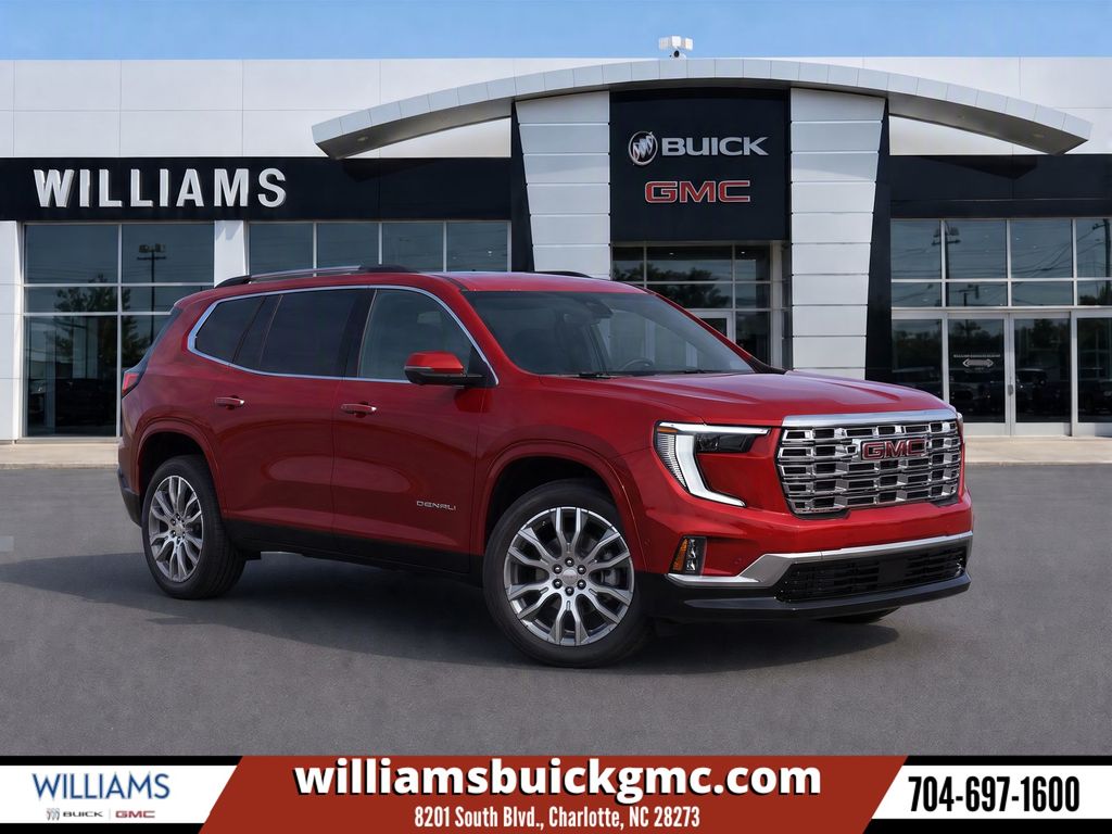Volcanic Red 2025 GMC Acadia SUV / Crossover Front-Wheel Drive 8-Speed Automatic