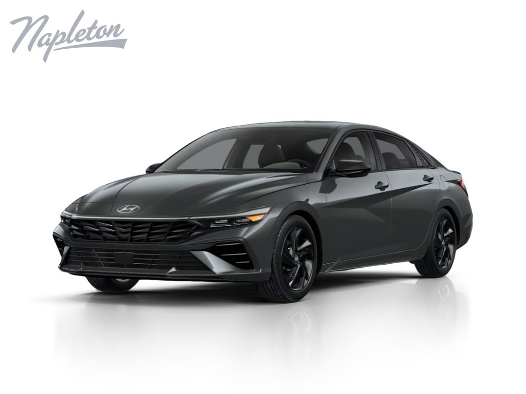 Ecotronic Gray 2026 Hyundai Elantra Sedan Front-Wheel Drive Continuously Variable Transmission