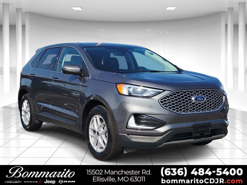Gray Metallic 2024 Ford Edge SUV / Crossover All-Wheel Drive 8-Speed Automatic