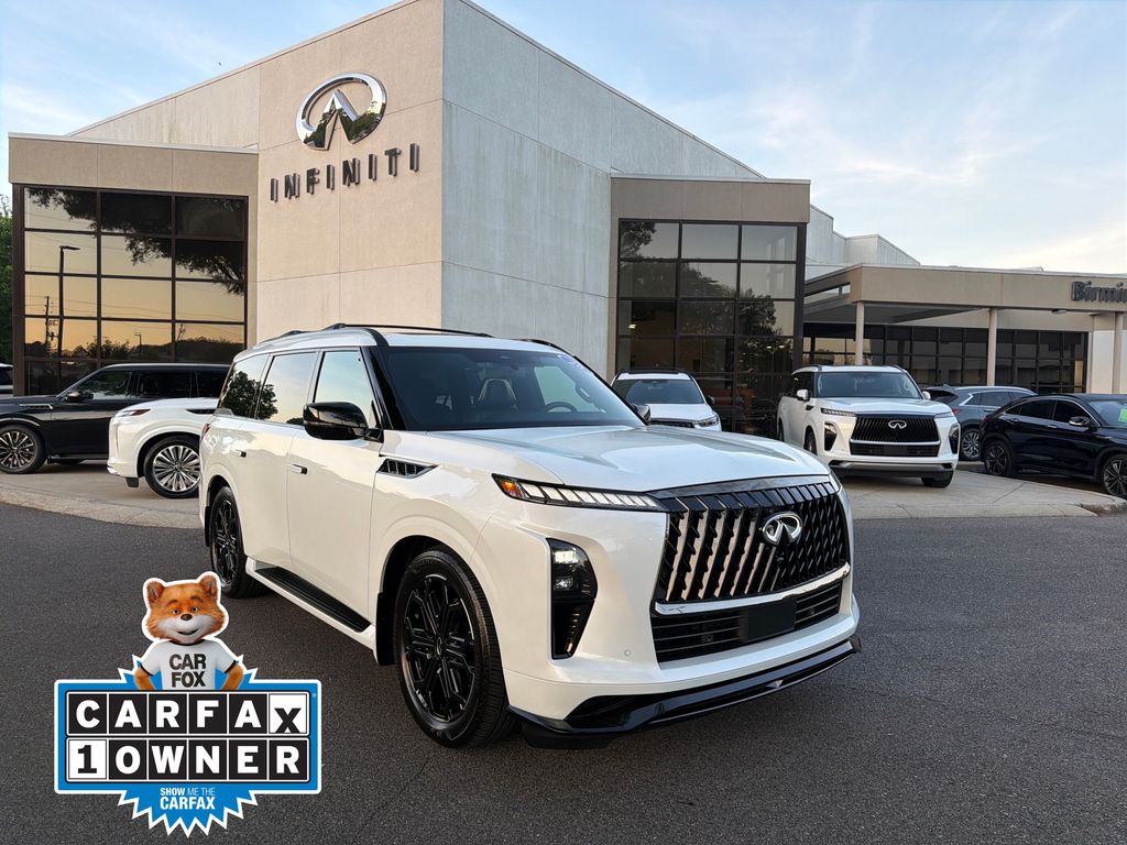 Radiant White 2026 INFINITI QX80 Sport AWD SUV / Crossover All-Wheel Drive 9-Speed Automatic