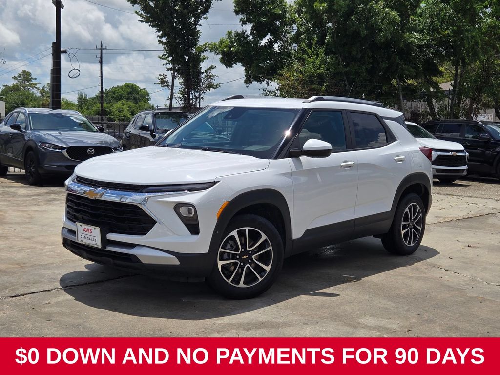Summit White 2025 Chevrolet Trailblazer SUV / Crossover Four-Wheel Drive 9-Speed Automatic