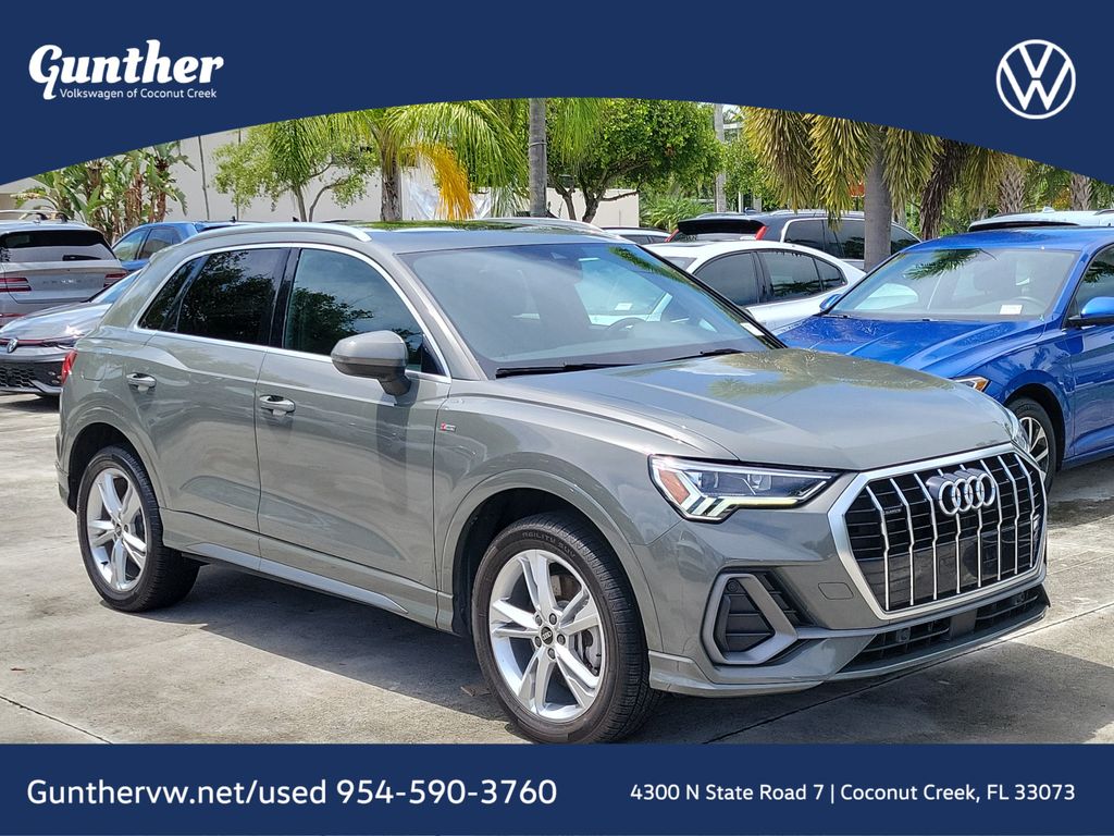 Gray Metallic 2024 Audi Q3 SUV / Crossover All-Wheel Drive 8-Speed Automatic