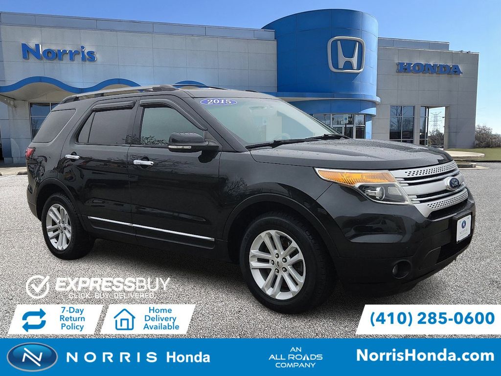 Tuxedo Black Metallic 2015 Ford Explorer XLT SUV / Crossover Front-Wheel Drive 6-Speed Automatic