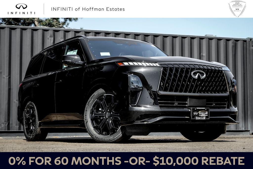 Mineral Black 2026 INFINITI QX80 SUV / Crossover All-Wheel Drive 9-Speed Automatic