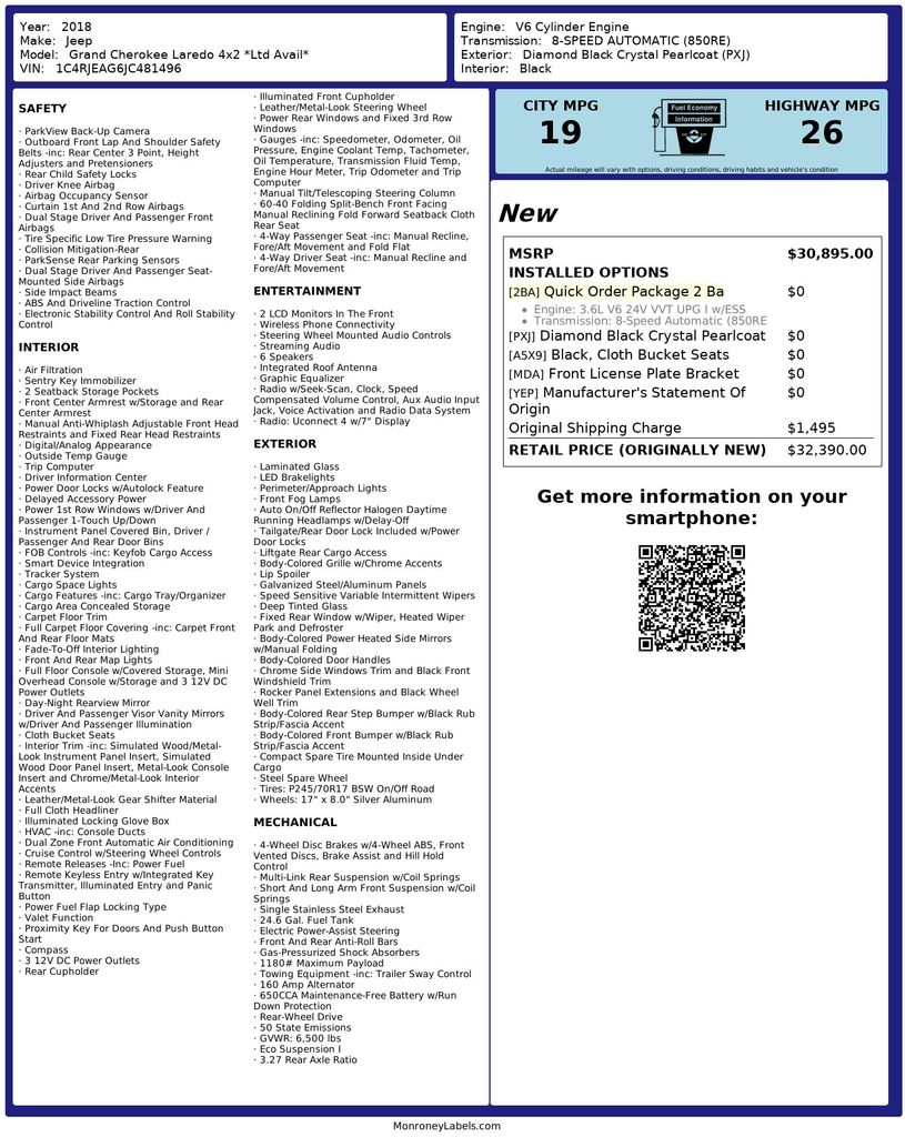 Thumbnail: 2018 Jeep Grand Cherokee - 21