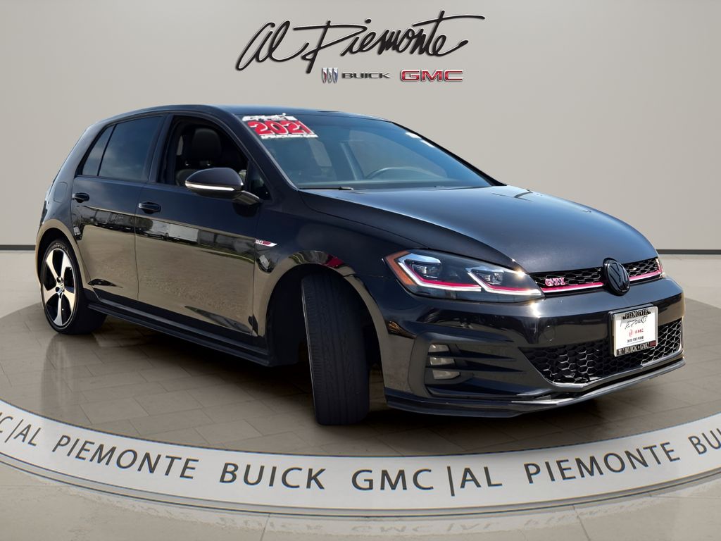 Deep Black Pearl 2021 Volkswagen Golf GTI 2.0T S FWD Hatchback Front-Wheel Drive 7-Speed Dual Clutch