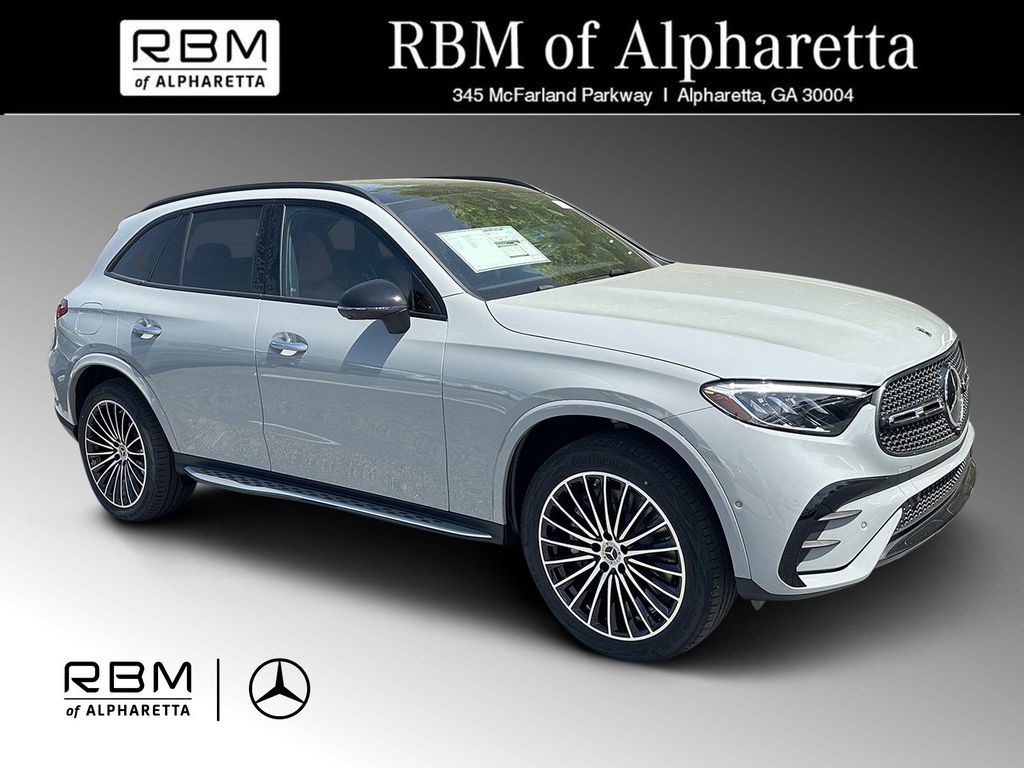 Gray (MANUFAKTUR Alpine Grey) 2026 Mercedes-Benz GLC 300 RWD SUV / Crossover Rear-Wheel Drive 9-Speed Automatic