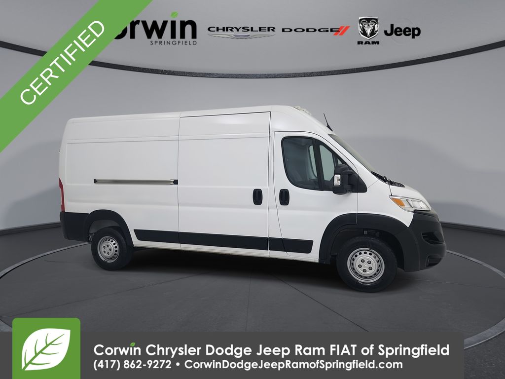 Bright White Clearcoat 2025 RAM ProMaster Van 9-Speed Automatic