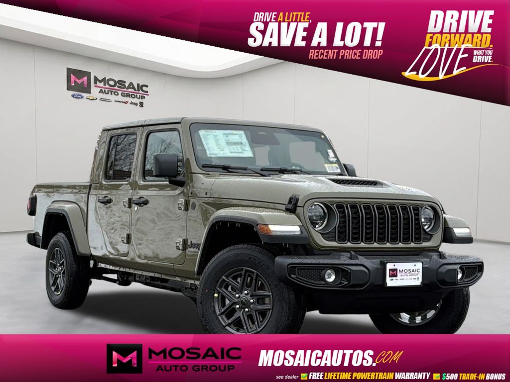 41 2026 Jeep Gladiator Sport S Crew Cab 4WD Pickup Truck Four-Wheel Drive 8-Speed Automatic