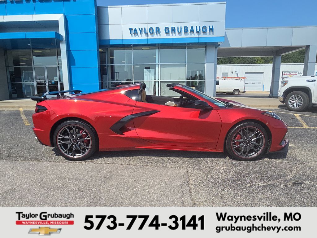Red Mist Metallic Tintcoat 2025 Chevrolet Corvette Coupe Rear-Wheel Drive 8-Speed Dual Clutch