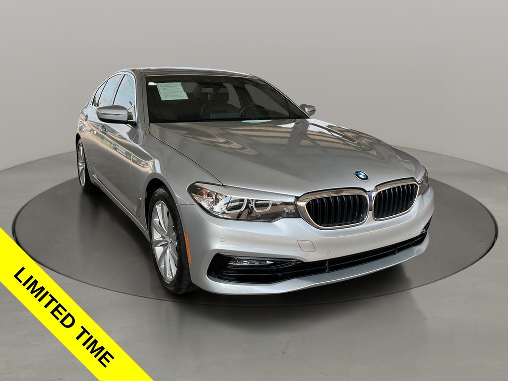 Glacier Silver Metallic 2019 BMW 5 Series Sedan All-Wheel Drive 8-Speed Automatic