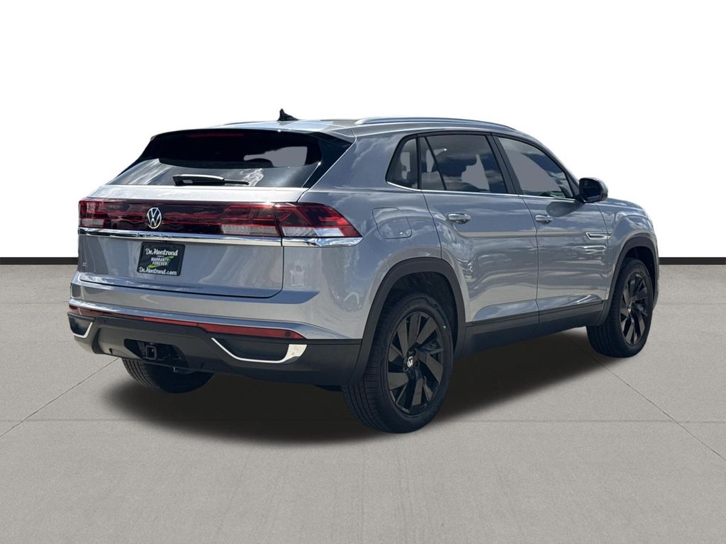 2026 Volkswagen Atlas Cross Sport 2.0T SE w/Technology Silver at DeMontrond Auto Country