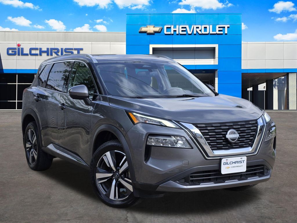 Gray (Gun Metallic) 2023 Nissan Rogue SUV / Crossover Front-Wheel Drive Continuously Variable Transmission